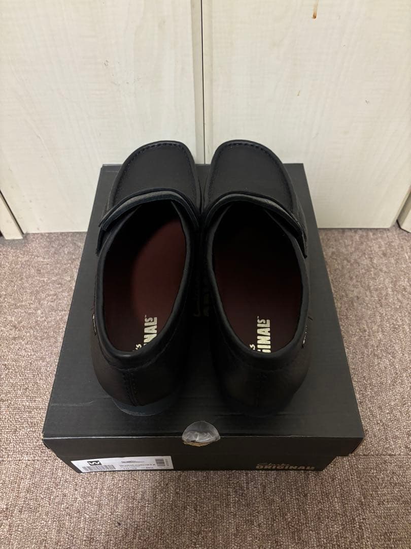 靴 Clarks Originals WallaLoaferGTX Black