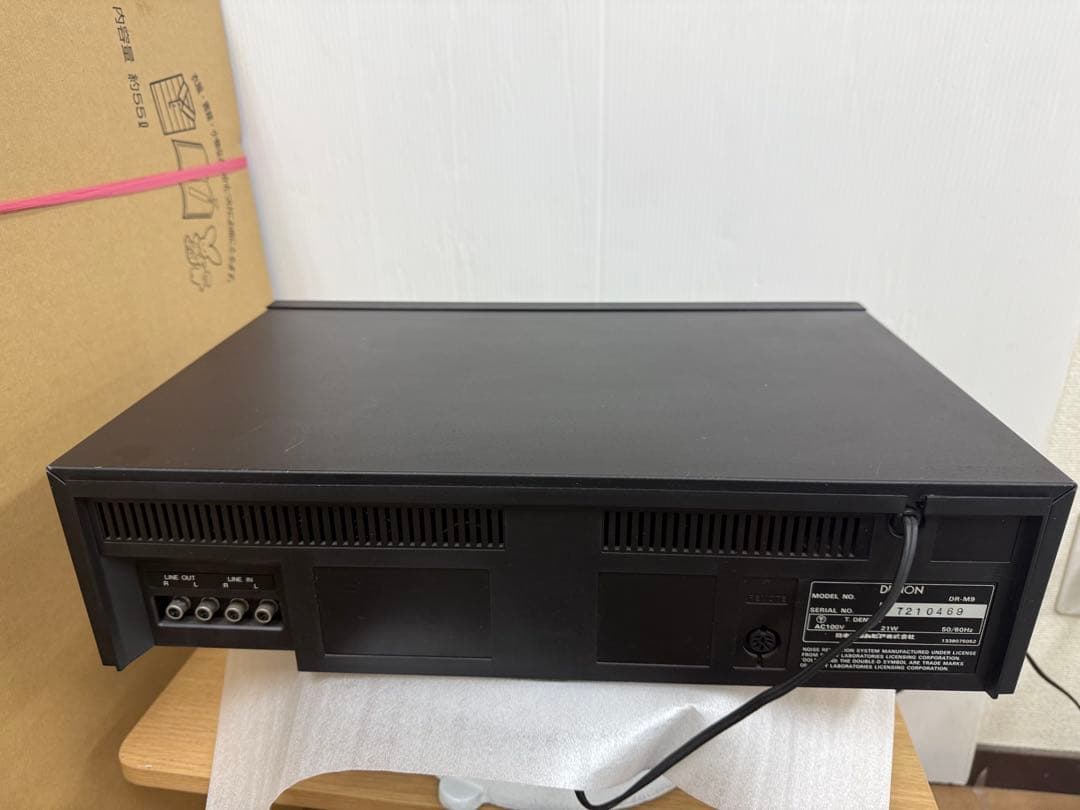 【ジャンク】DENON DR-M9 カセットデッキ 電源確認済み 現状品