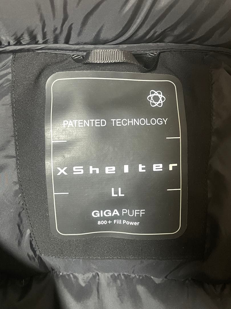 エックスシェルター(R)断熱αプレミアムギガパフダウンコート　LL