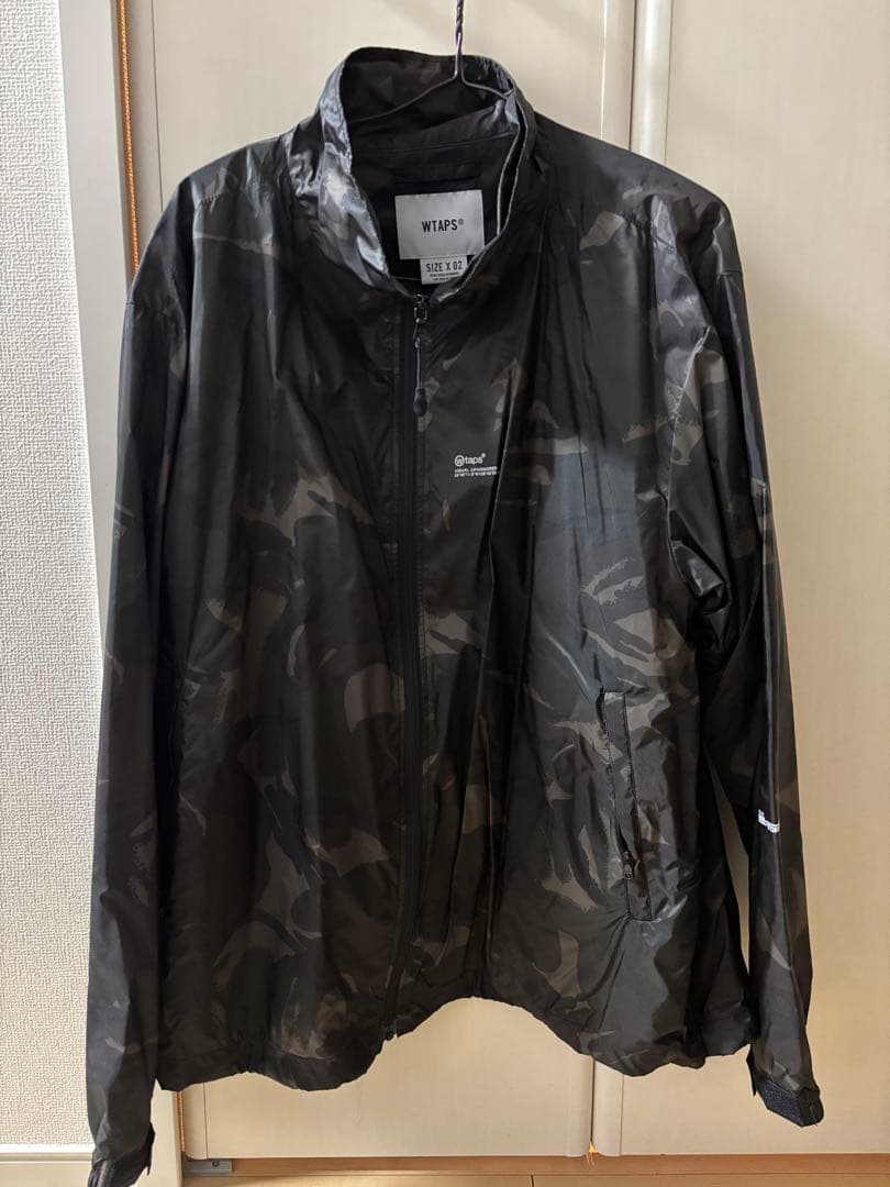 W)taps ブラックカモフラージュ ナイロンジャケット
