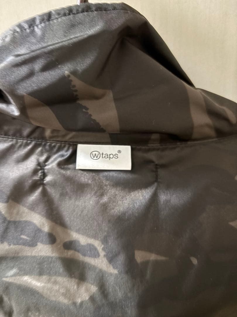W)taps ブラックカモフラージュ ナイロンジャケット