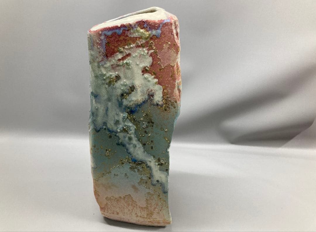 トニー・エヴァンス サイン入り 大型 楽焼 カリフォルニア セラミック