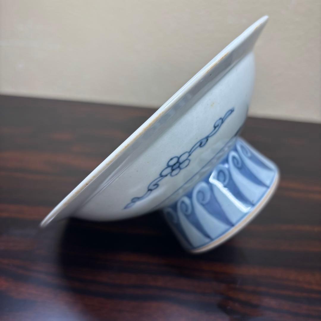 佐藤走波　染錦花文　高台皿　1客