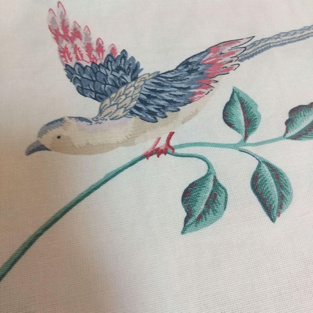 ローラアシュレイ エルベデンクリムゾン ハンドメイドカーテン ペンシルプリーツ