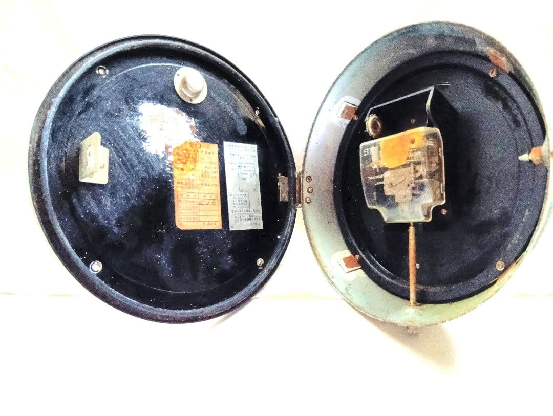 1960年代船舶掛時計　壁掛け台セット　当時物　レトロ入手困難　骨董品　ジャンク