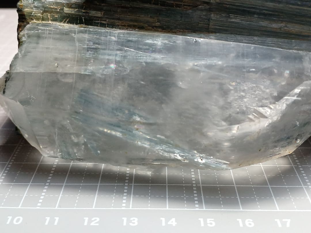 インディゴライト　トルマリン　水晶 原石　鉱物標本