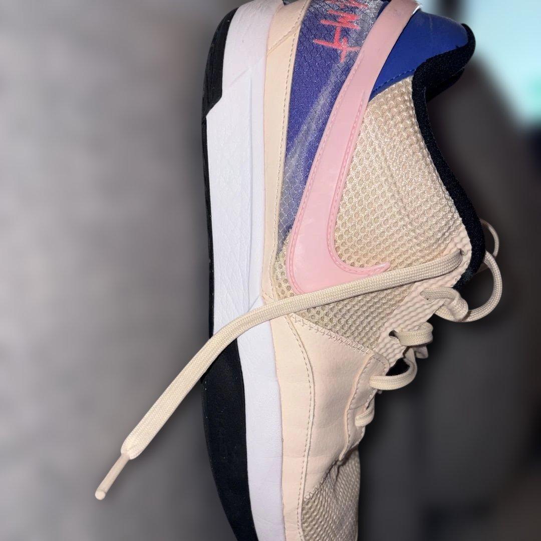 Nike バスケットボールシューズ ベージュ/ピンク