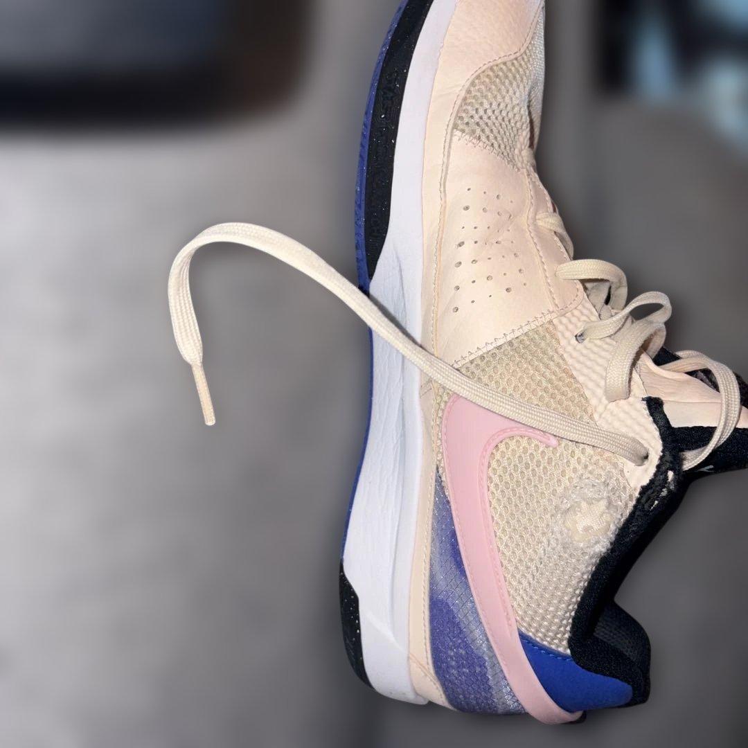 Nike バスケットボールシューズ ベージュ/ピンク