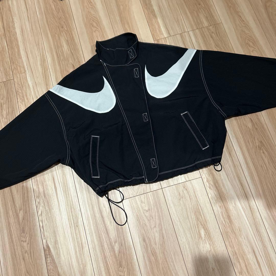 ⭐︎猫様 ナイキ ナイロンジャケット 上下 セットアップ ブラック ホワイト