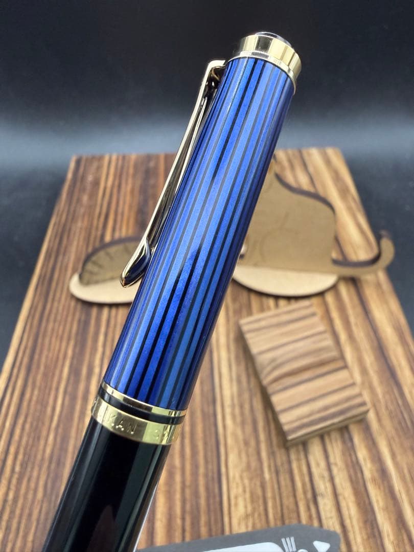 PELIKAN シャーペン D600 青縞 0.7mm 美品