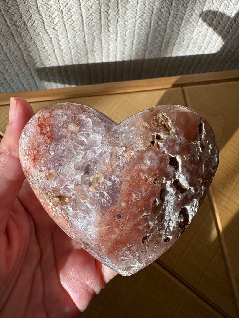 ピンクアメジスト　ハート