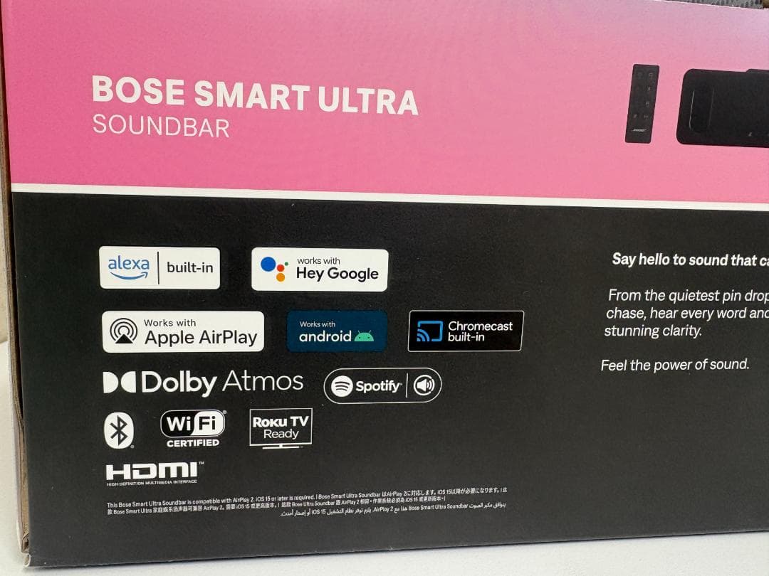 【美品！】BOSE SMART ULTRA SOUNDBAR