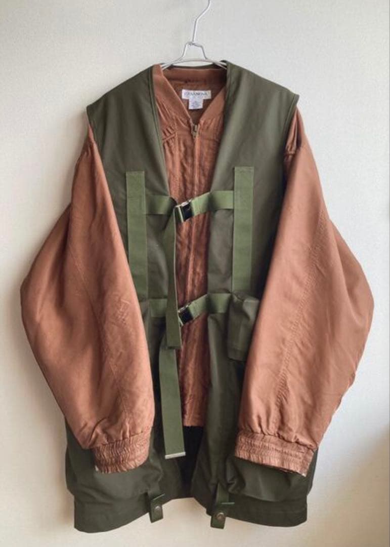 ALMOSTBLACK MILITARY BIG VEST オールモストブラック