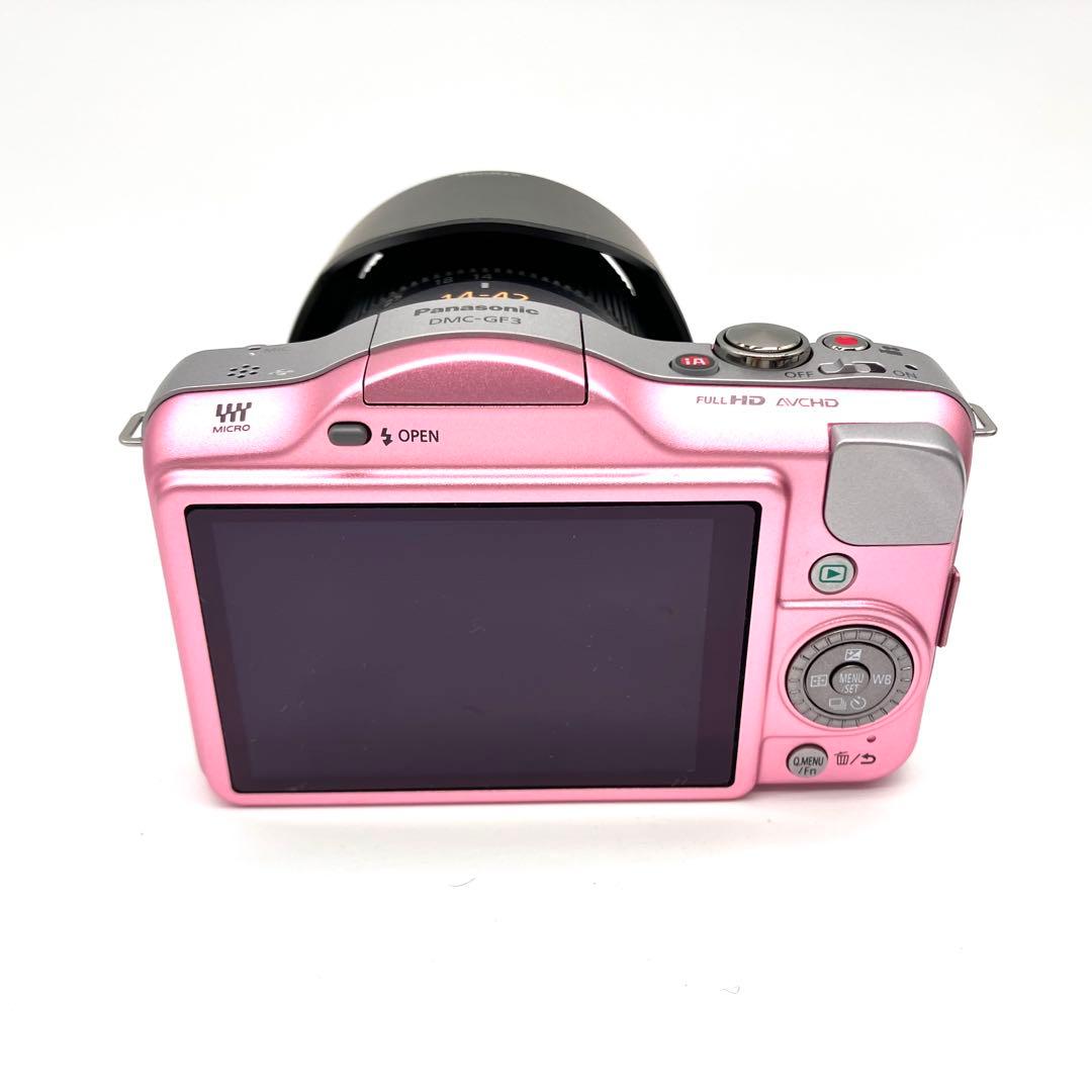 Panasonic DMC-GF3 ピンク　14-42mmレンズキット