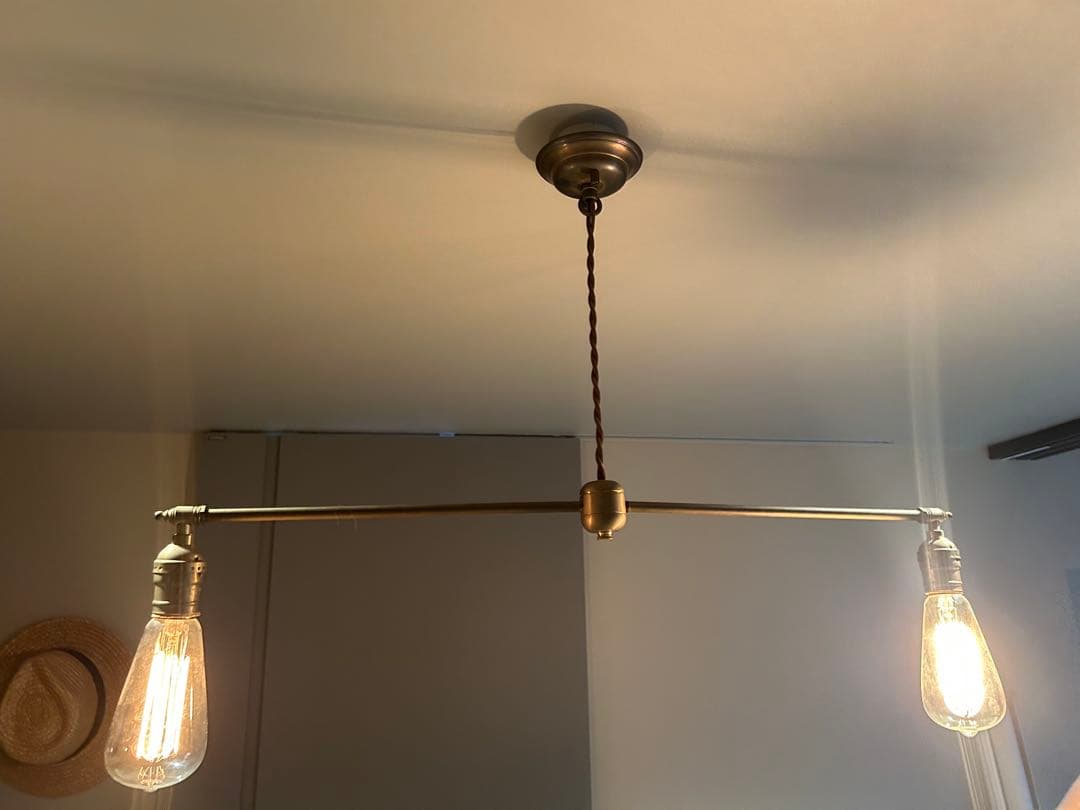 POINT NO.39のオリジナル真鍮ライト2灯