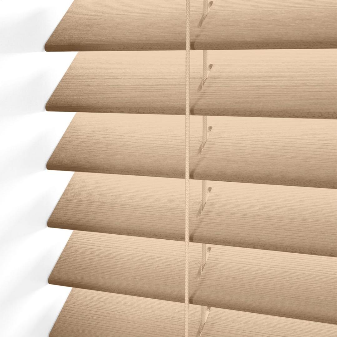 未使用　ウッドブラインド ライトグレージュ 166×94