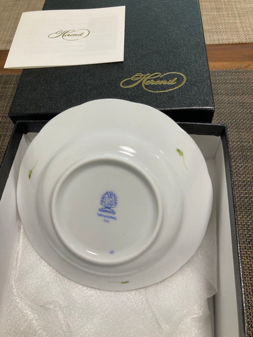 箱付き新品　ヘレンド　ウイーンの薔薇オリエンタルボウルS 4枚