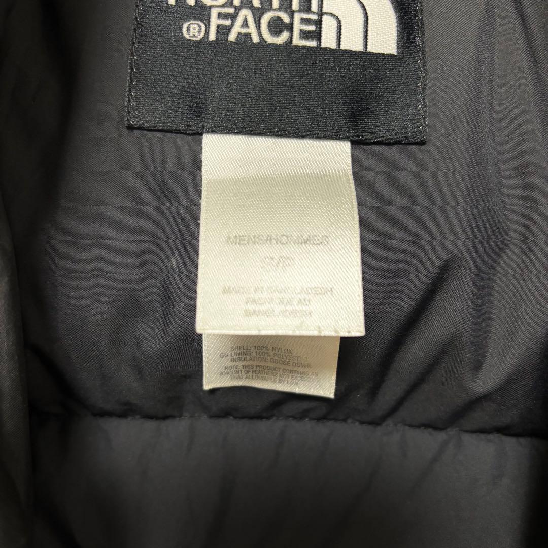 ヌプシ　ノースフェイス　ダウン　ベスト　センターロゴ　Sサイズ