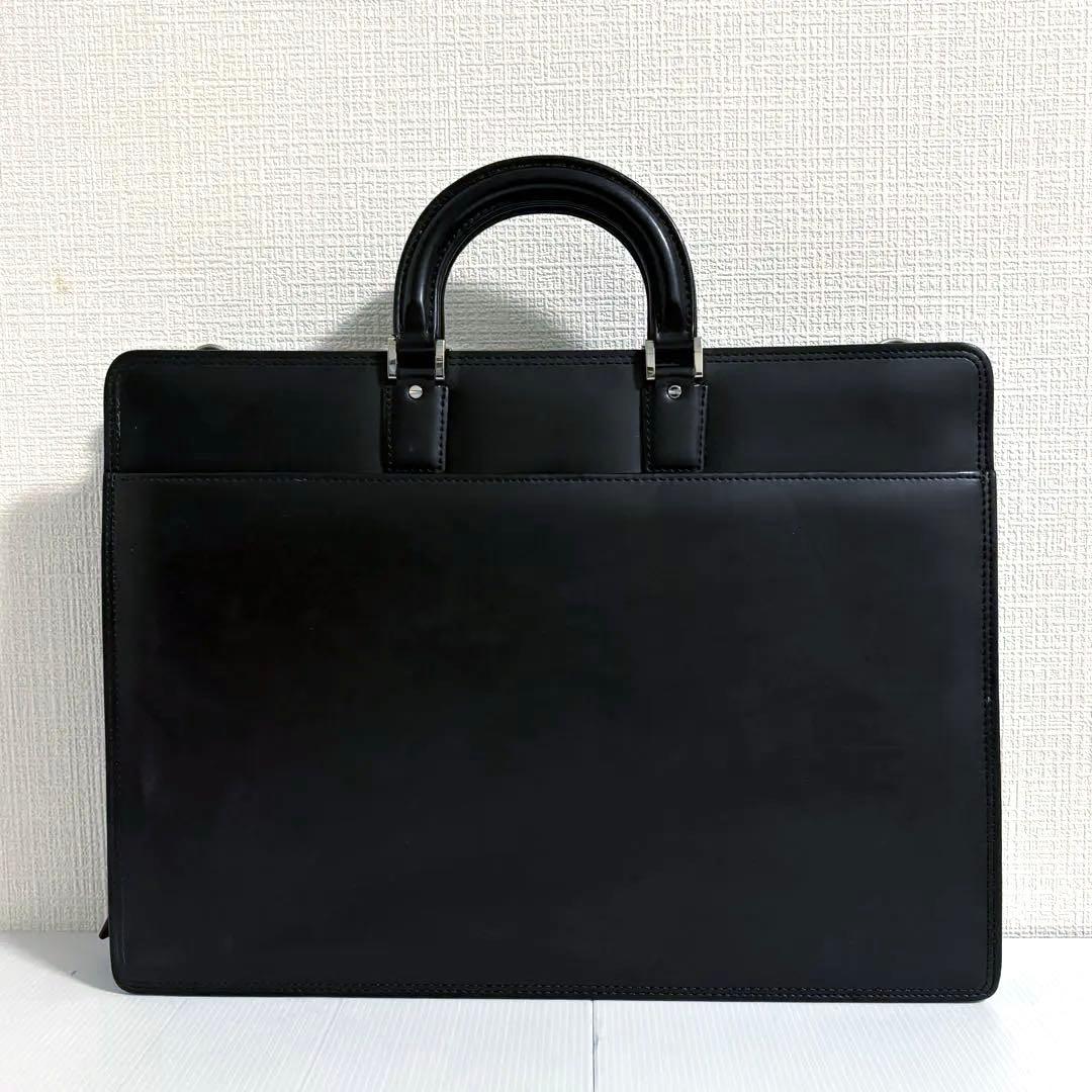 美品　日本製　半沢直樹　ブラック　ランバンコレクション　ビジネスバッグ