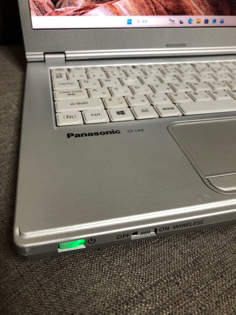 【美品】Let's note CF-LX3 SSD 大画面 バッテリー：良好⑥