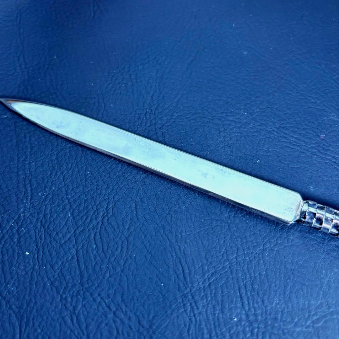 ニ*ル様 starring silver925 Mexico ペーパーナイフ　編