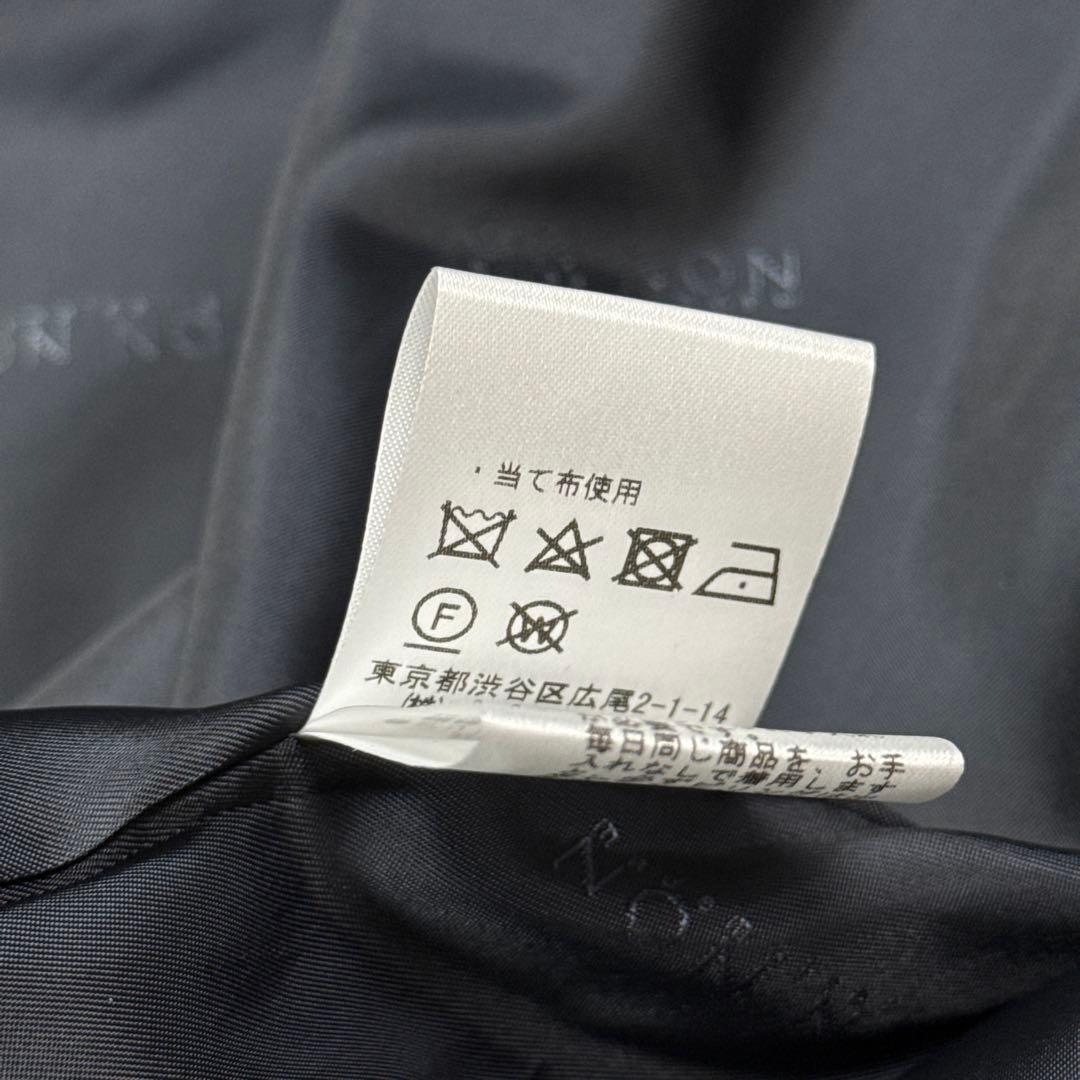 美品 ノンノ NONNO パパス フーデッドコート ネイビー フリーサイズ