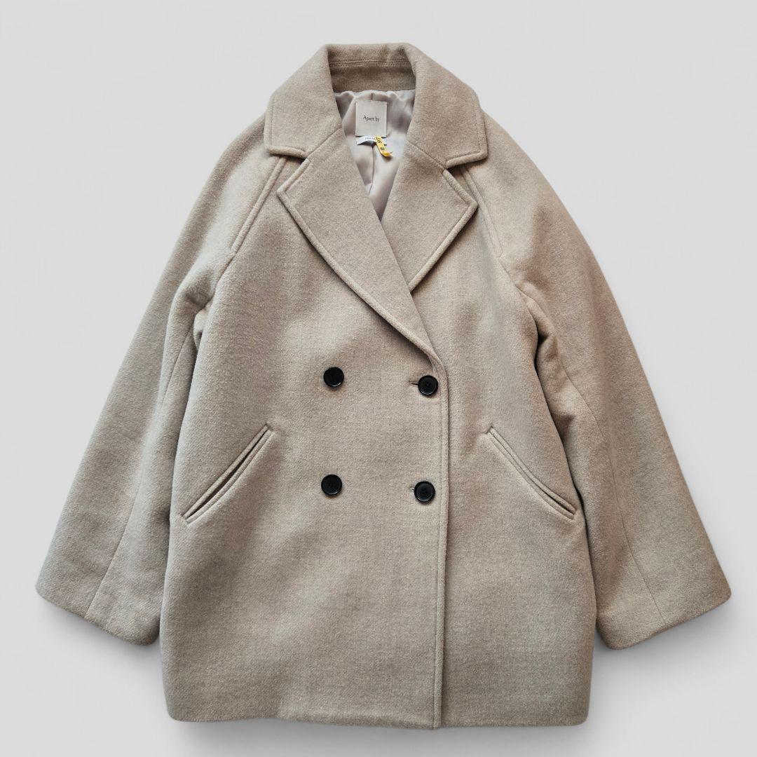 A part by アパートバイ スーパー100メルトンジャケットコート