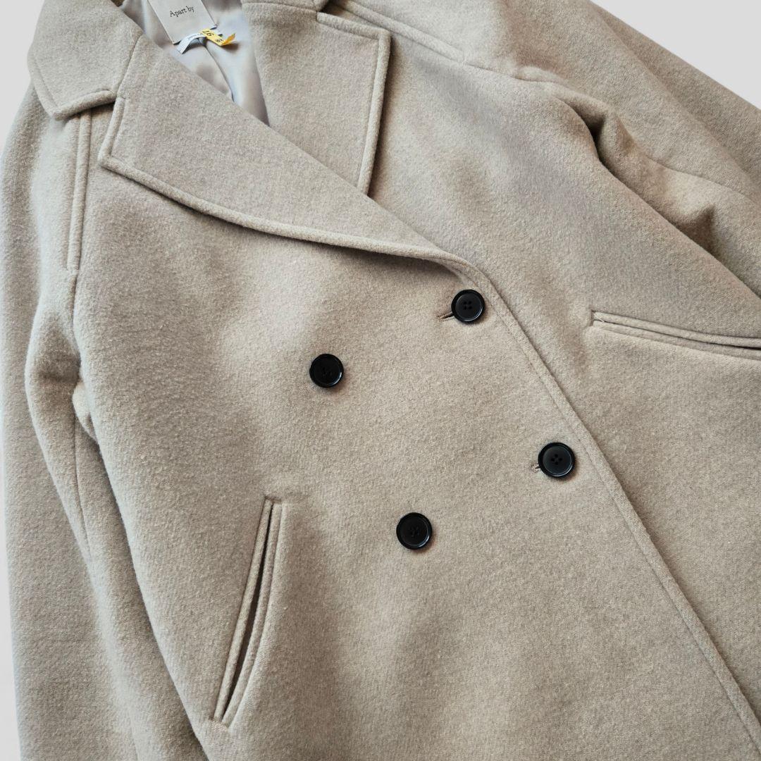 A part by アパートバイ スーパー100メルトンジャケットコート