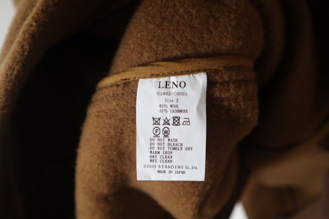 ジャケット・アウター LENO CASHMERE DUFFLE COAT CAMEL 2