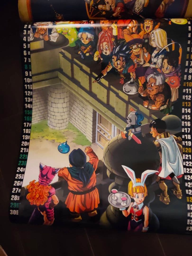 ★値下げ！ドラゴンクエストⅥ　1996年　カレンダー　ドラクエ DQⅥ　希少品