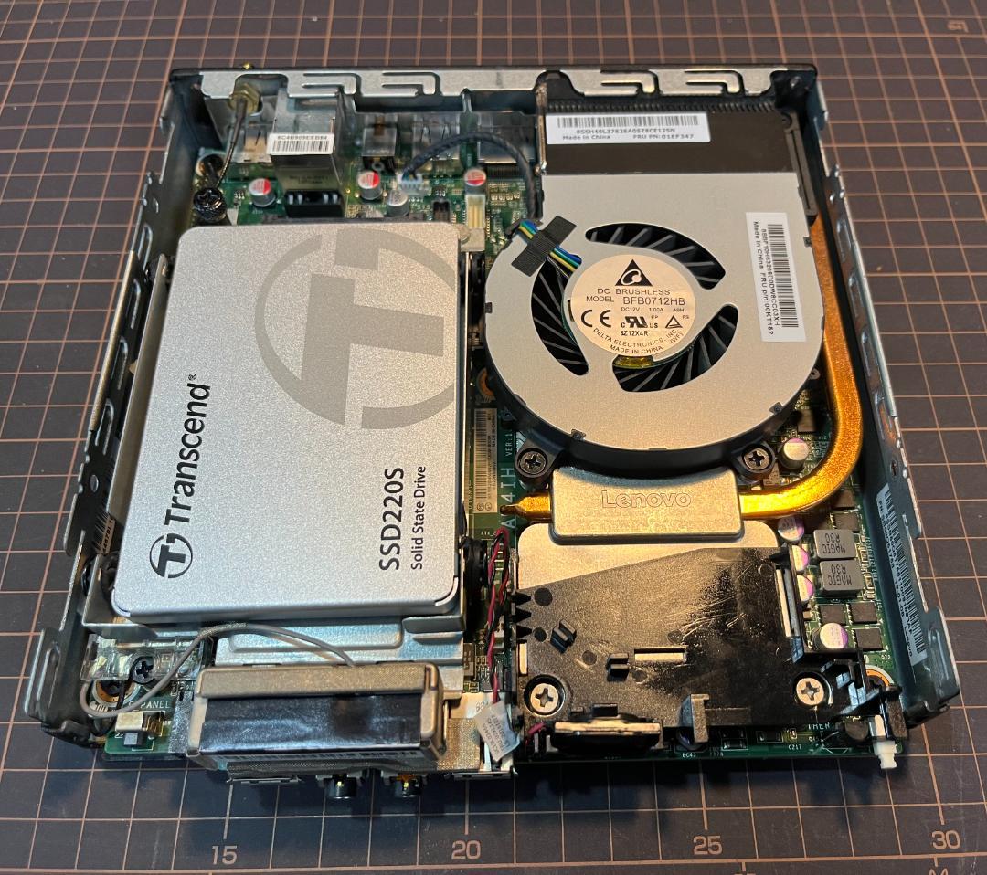 Lenovo ThinkCentre 715q tiny+光学ドライブ+パーツ