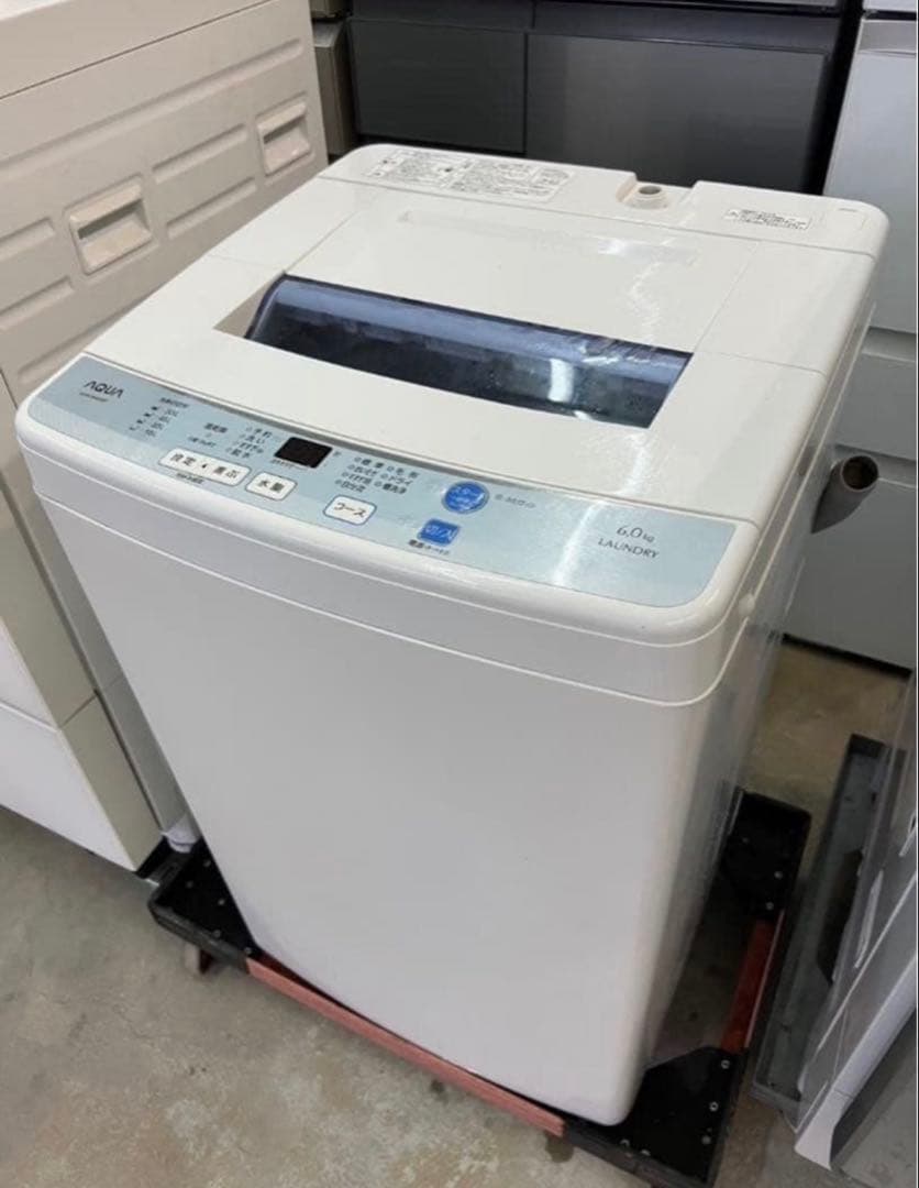 2016年式 6kg AQUA洗濯機 AQW-S60D