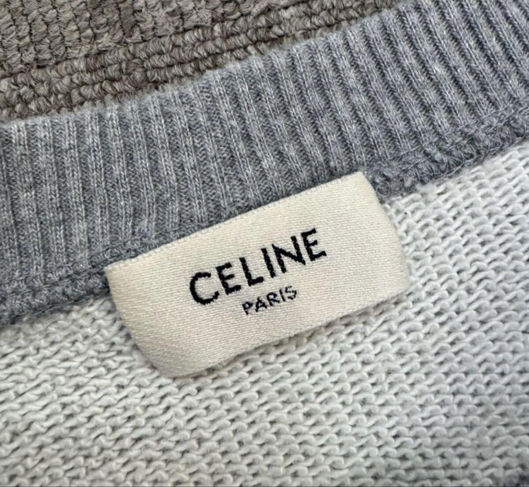 『極美品・現行タグ』CELINE セリーヌ クルーネック スウェット トレーナー
