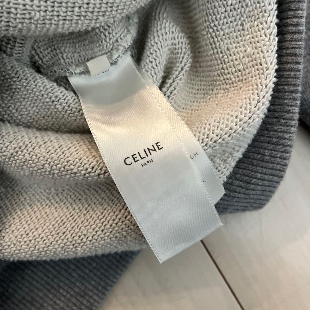 『極美品・現行タグ』CELINE セリーヌ クルーネック スウェット トレーナー