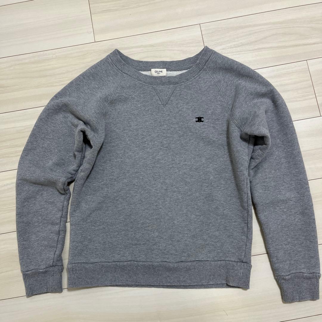 『極美品・現行タグ』CELINE セリーヌ クルーネック スウェット トレーナー
