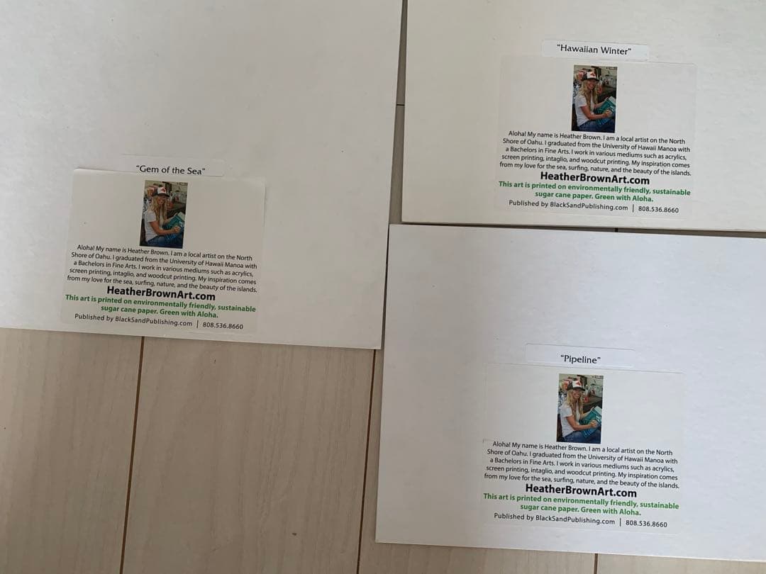 Heather Brown ヘザー・ブラウンの作品5点セット サーフアート