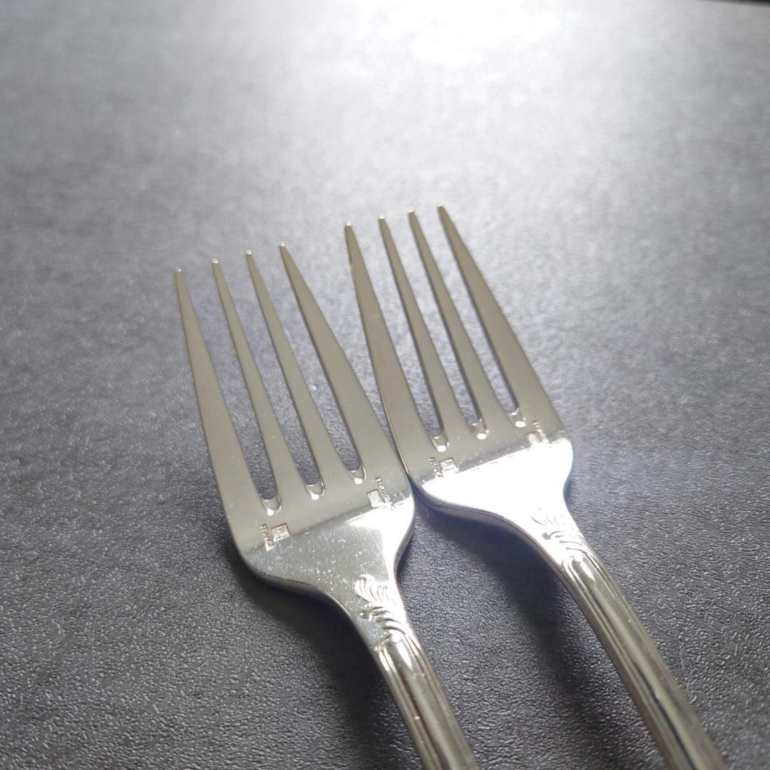 希少 美品 クリストフル マルリー サラダフォーク 2点