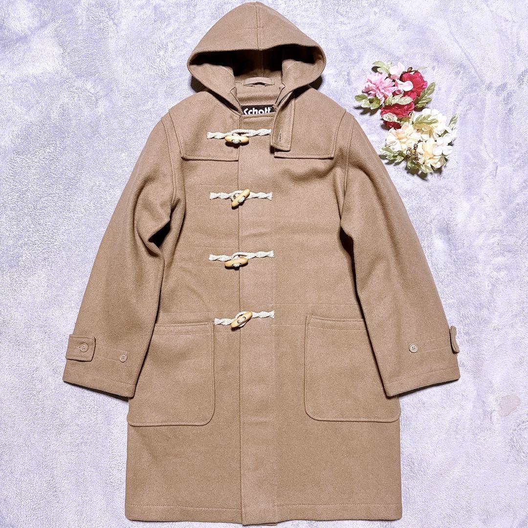 【未使用】ショット ダッフルコート ロング USA フーテッドコート メンズ M