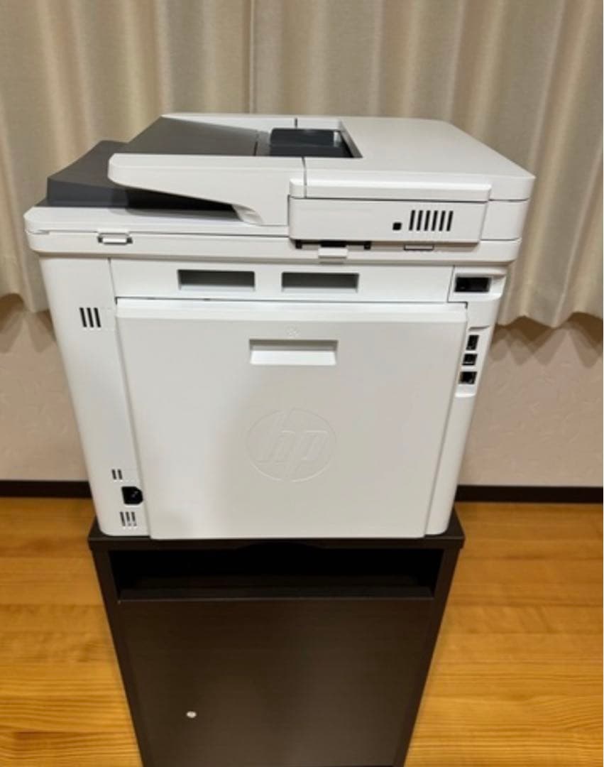HP Jet E47528 カラーレーザー複合機　下収納付き　直接引取限定