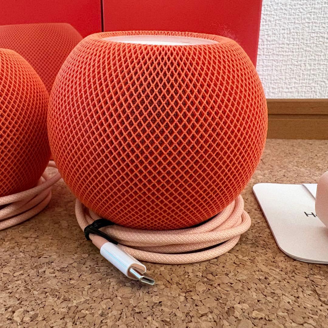 【美品】Apple Pod mini オレンジ MJ2D3J/A 2個