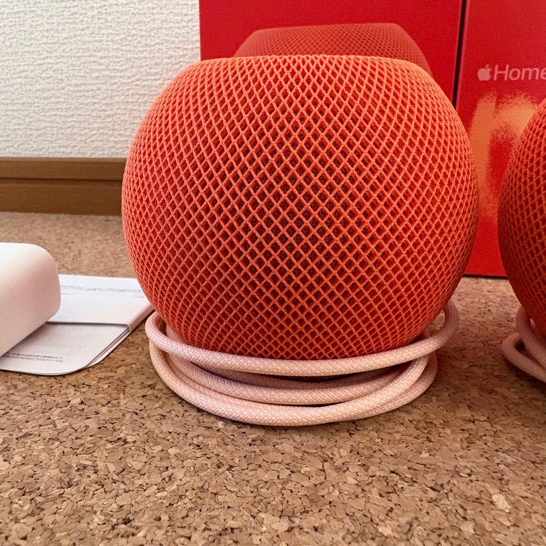 【美品】Apple Pod mini オレンジ MJ2D3J/A 2個