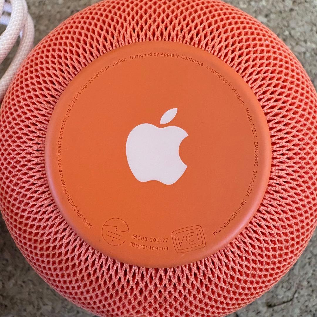 【美品】Apple Pod mini オレンジ MJ2D3J/A 2個