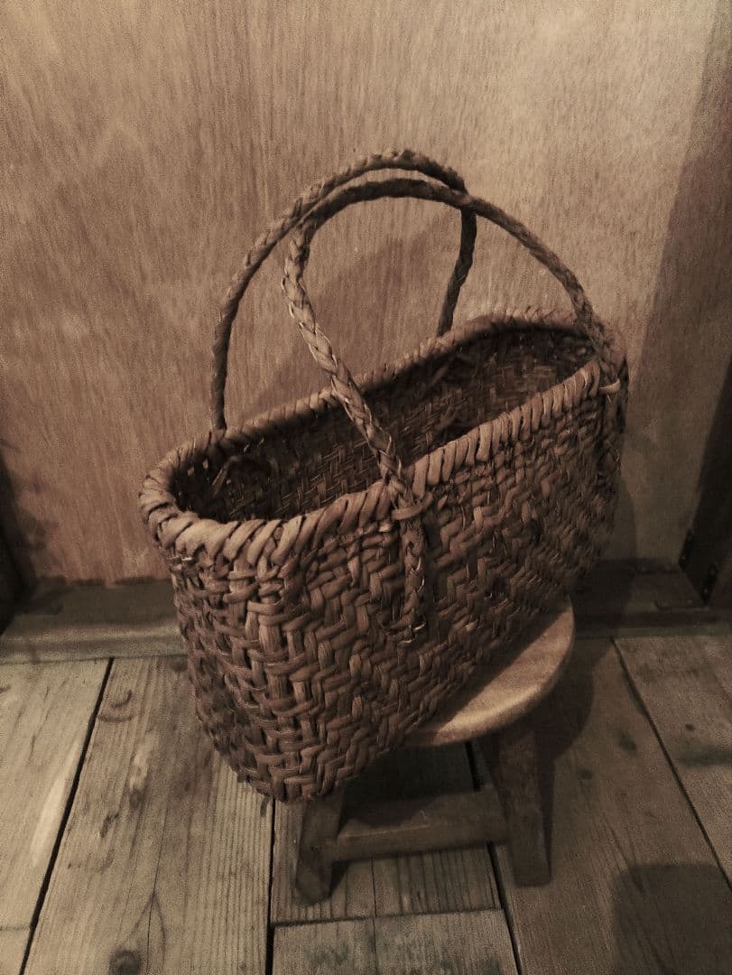 kanae 信州安曇野の山葡萄かごバック。里山手仕事