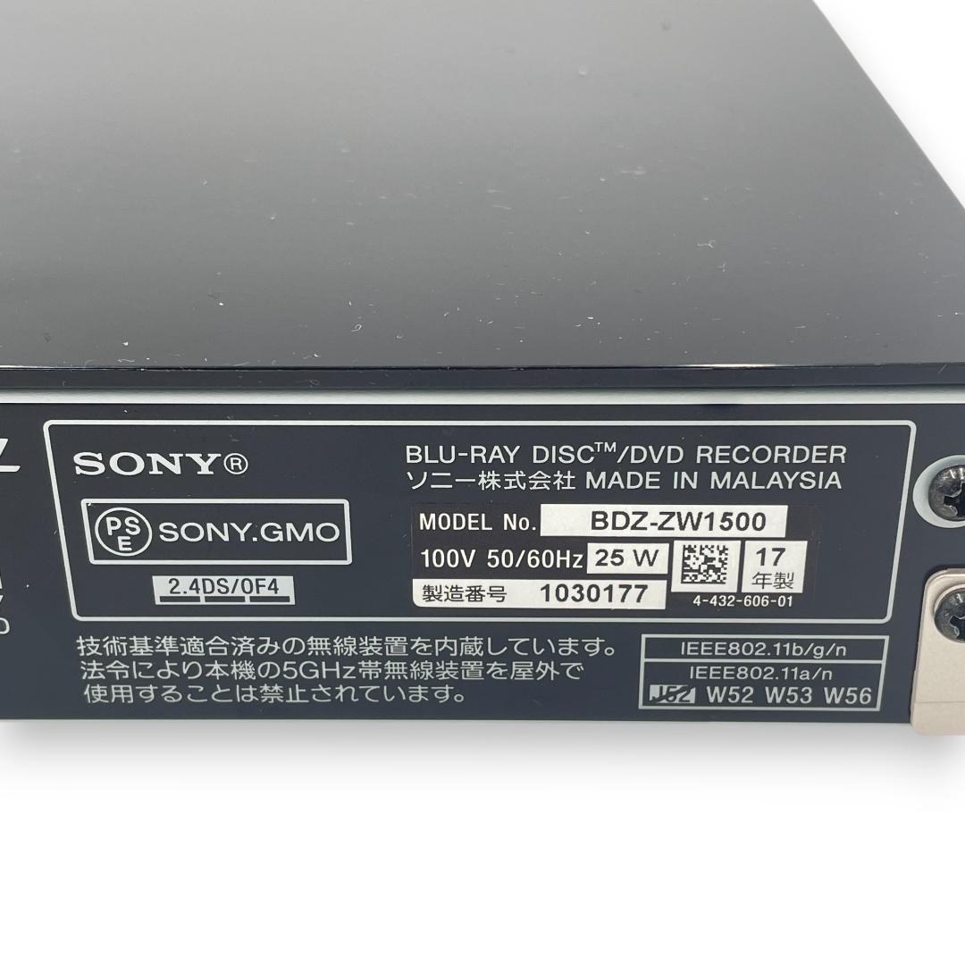 【動作確認済】SONY 4K対応ブルーレイレコーダー/ 2017年製