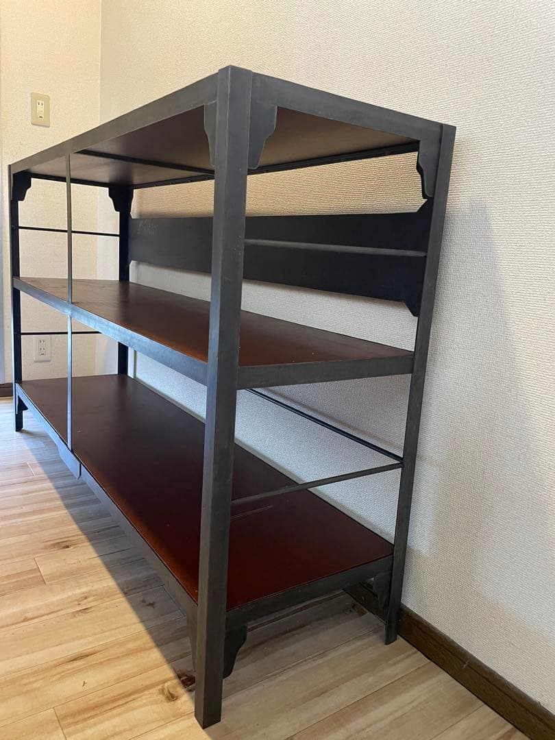 unico ウニコ LUMBER ランバー ワイドシェルフ アイアン◎お値下げ◎