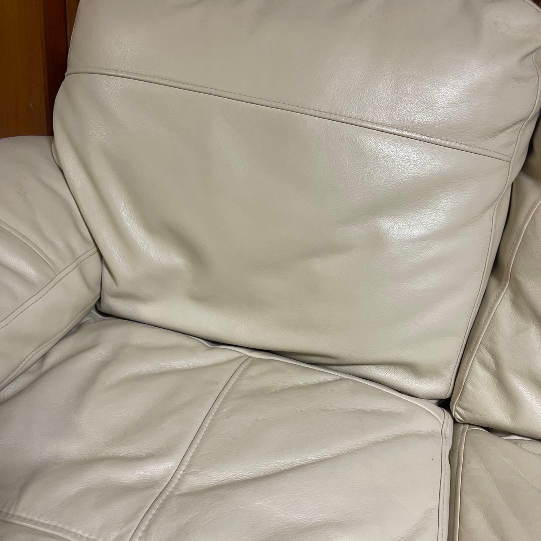 ニトリ2人掛けソファー　ベージュ系