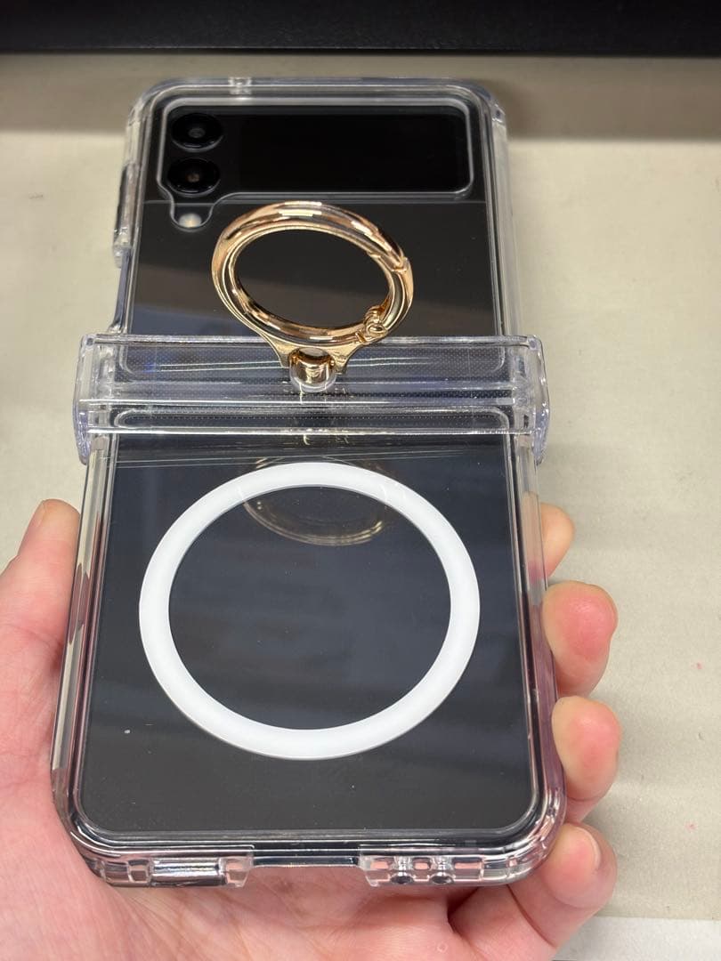 阿*光様 美品 Galaxy Z Flip3 5G 128GB ブラック グロー