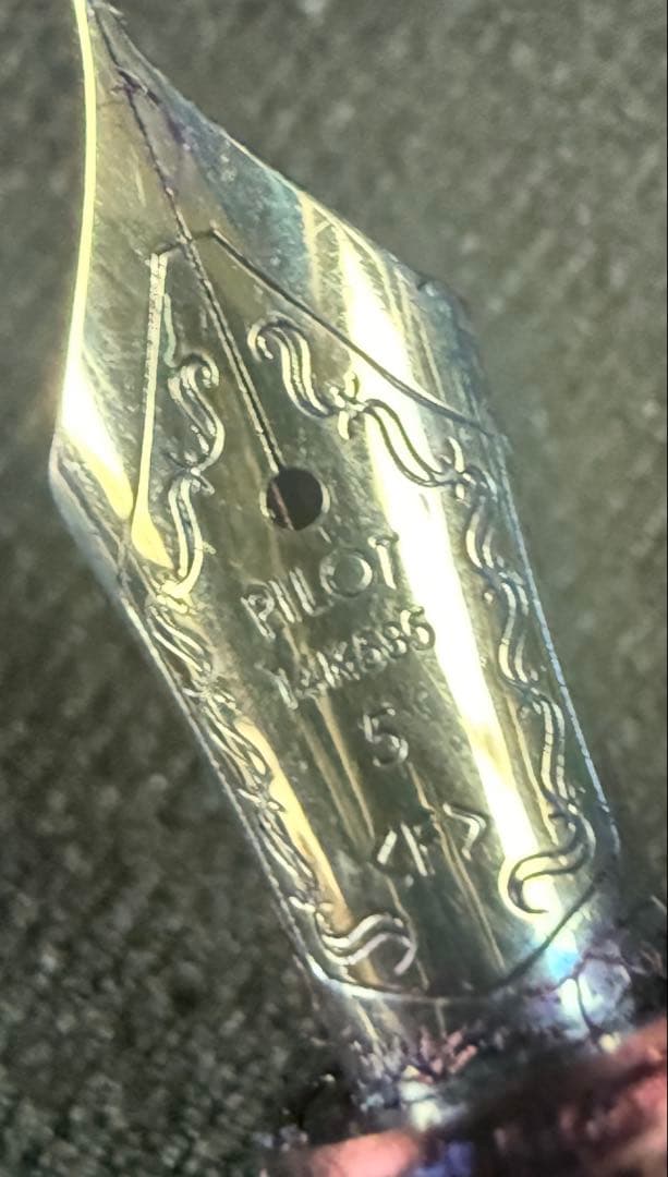 パイロット 万年筆 カスタム レガンス ブラウン ペン先　14K 金