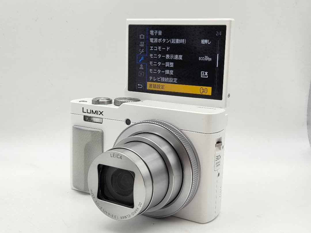 【極美】Panasonic DC-TZ99 ホワイト コンパクトデジタルカメラ