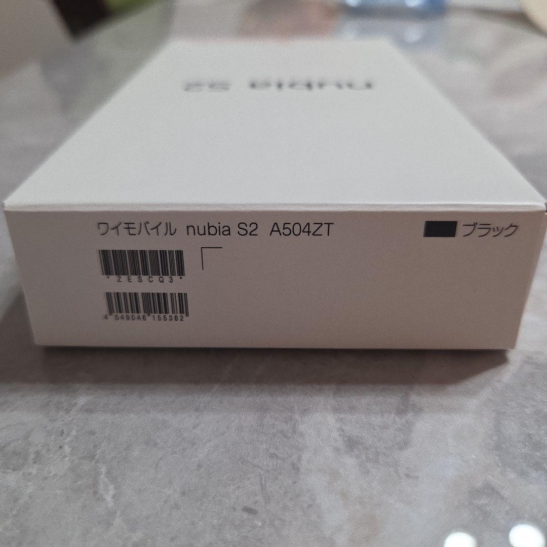 nubia S2 A504ZT 本体 ブラック Y!mobile